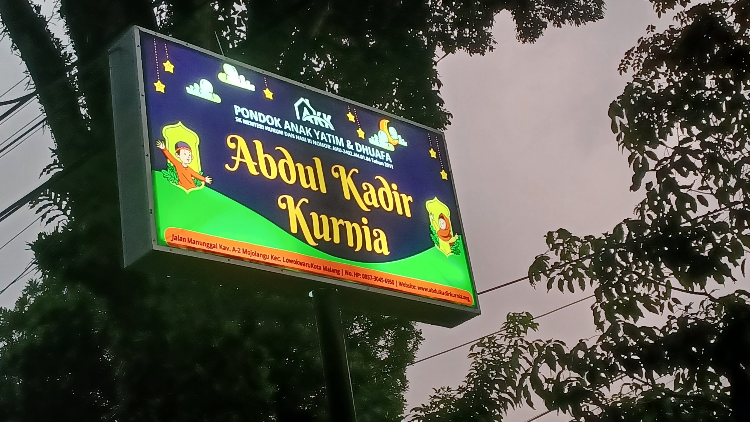 Anak-anak di Pondok Abdul Kadir Kurnia